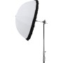 Godox Diffusore 85cm nero e argento per ombrello parabolico traslucido