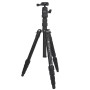Fotopro X-Go Gecko Treppiede in alluminio nero fotocamere