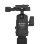 Fotopro X-Go Gecko Treppiede in alluminio nero fotocamere