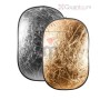 Quantuum pannello riflettente 180x120 figura intera silver/gold richiudibile con sacca