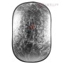 Quantuum pannello riflettente 180x120 figura intera silver/gold richiudibile con sacca