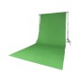 Caruba fondale fotografico in stoffa 3m x 6m Verde Cromakey (cotone 100%)