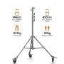 Godox SA5045 Stativo Roller heavy duty con ruote 40Kg di capacità Video Light