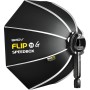 SMDV Speedbox Flip 28G si apre in un click 70cm per speedlite e flash compatti (senza adattatore)