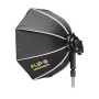 SMDV Softbox Octa 24" con C Adapter per flash da slitta a testa tonda