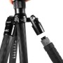 Fotopro X 65C + FPH 62R Carbon Treppiede in Fibra di Carbonio da Viaggio