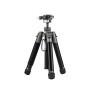 Fotopro Free 1 Aluminium Treppiede Grigio e Nero