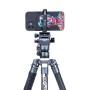 Fotopro X aircross 3 Treppiede Video in Fibra di Carbonio Grigio