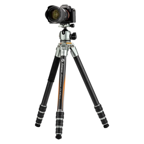 1 - Fotopro T1 Plus Treppiede in fibra di carbonio con testa a sfera capacità 20 Kg