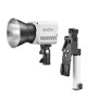 1 - Godox ML60II BI Portable LED Light Bi Color con AK B02 maniglia con staffa per batterie V-Mount