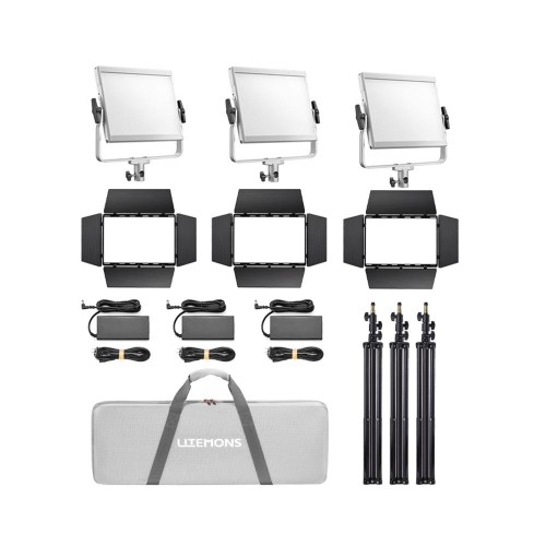1 - Godox Litemons LP600R RGB LED Kit da 3 pannelli