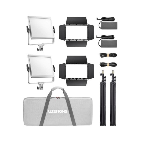 1 - Godox Litemons LP1200Bi Bi color LED Kit da 2 pannelli
