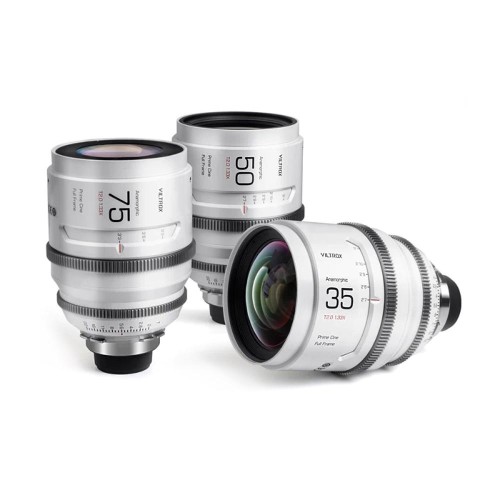 1 - VILTROX 35+50+75MM T2.0 1.33X FULL FRAME ANAMORPHIC LENS SET EPIC SERIES LENSES CON VALIGIA FOR PL M