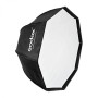 2 - Godox ombrello softbox 95cm studio flash speedlite