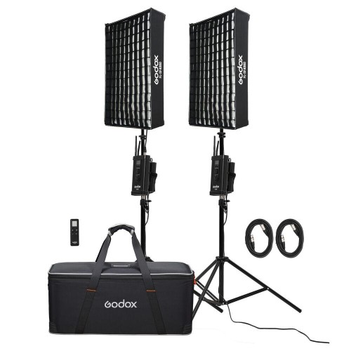 1 - Godox Flexible LED Light FL100 Two light Kit