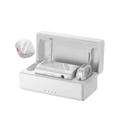 1 - Godox Cube C Kit2 White 2.4GHz Wireless Microphone System