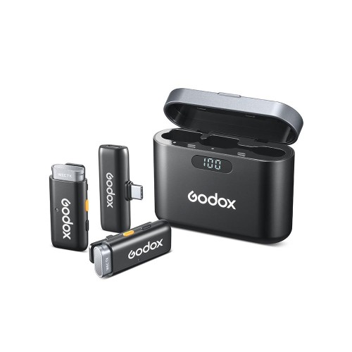 1 - Godox WES USB C 2X Transmitter Receiver Charger Kit