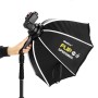 SMDV Speedbox Flip24G Kit con S Adapter per Flash Da Slitta e Godox AD200
