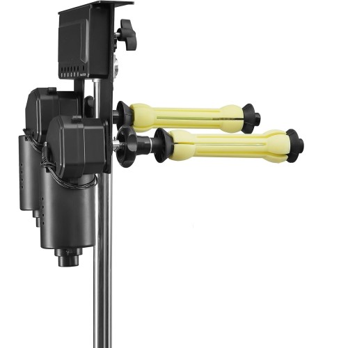 Quadralite Kit di Supporto Reggi Fondali Motorizzato per 2 Fondali Montaggio a Parete o su Stativi