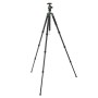 4 - Fotopro X Go Chameleon treppiede in alluminio Verde 4 sezioni con Testa a Sfera FPH-52Q