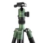 5 - Fotopro X Go Chameleon treppiede in alluminio Verde 4 sezioni con Testa a Sfera FPH-52Q