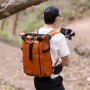 WANDRD PRVKE 21L Sedona Orange Photo Bundle V4 Zaino Fotografico con Cube V2 Incluso