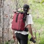 WANDRD PRVKE 21L Rhone Burgundy Photo Bundle V4 Zaino Fotografico con Cube V2 Incluso