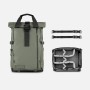 WANDRD PRVKE 31L Wasatch Green Photo Bundle V4 Zaino Fotografico con Cube V2 Incluso