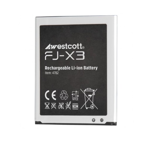 1 - Westcott Batteria a Litio per Trigger FJ X3