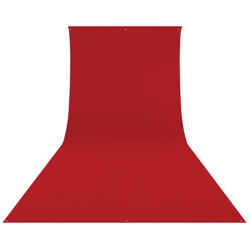 1 - Westcott Wrinkle-Resistant Fondale Fotografico 2,7 x 6,1m Sfondo Rosso