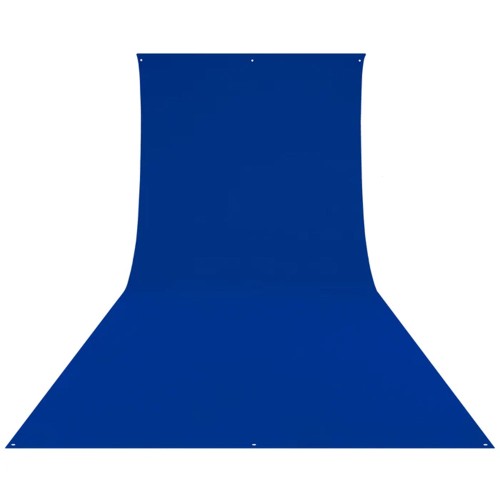 1 - Westcott Wrinkle-Resistant Fondale Fotografico 2,7 x 6,1m Sfondo Blu Chroma key