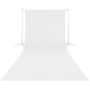 con struttura - Westcott Wrinkle-Resistant Fondale Fotografico 2,7 x 6,1m Sfondo Bianco High-Key in Cotone Antipiega Lavabile