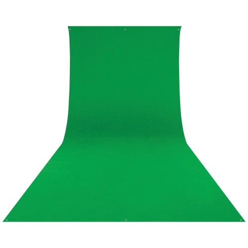 Westcott Wrinkle-Resistant Fondale Fotografico 2,7 x 6,1m Sfondo Verde Chroma key in Cotone Antipiega Lavabile