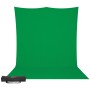 5 - Westcott X-Drop Pro Wrinkle- Kit Fondale con Struttura - Verde Chroma key (2,4 x 4 m)