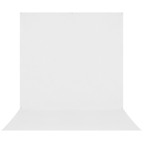 1 - Westcott X-Drop Pro Wrinkle - Fondale Antipiega in Tessuto Lavabile - Bianco Puro (2,4 x 4 m)