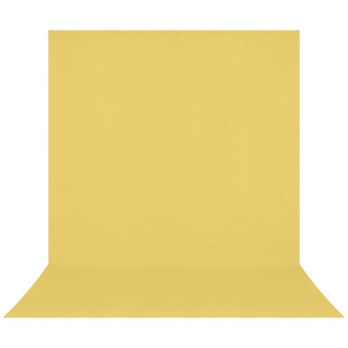 1 - Westcott X-Drop Pro Wrinkle - Fondale Antipiega in Tessuto Lavabile - Giallo Canarino (2,4 x 4 m)