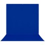1 - Westcott X-Drop Pro Wrinkle - Fondale Antipiega in Tessuto Lavabile - Blu Chroma key (2,4 x 4 m)