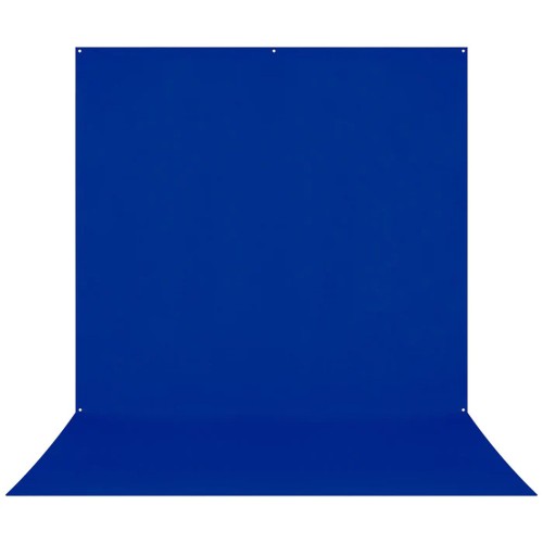 1 - Westcott X-Drop Pro Wrinkle - Fondale Antipiega in Tessuto Lavabile - Blu Chroma key (2,4 x 4 m)