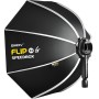 1 - SMDV Speedbox Flip 32G si apre in un click per speedlite e flash compatti (senza adattatore)