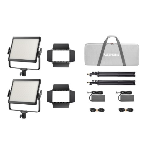 1 - Godox LP1200R K2 Nero Litemons Pannello LED RGB Kit da 2 pezzi
