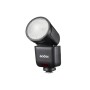 1 - Godox V1 Mid Nikon Flash TTL Testa Tonda HSS - Compatto Li-ion Professionale