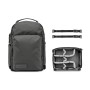 1 - WANDRD PRVKE Pocket 21 Litri Zaino Kit Fotografico Nero con Ampia Tasca Frontale
