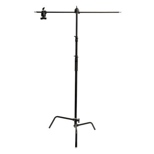 1 - Caruba C Stand con Boomarm Nero 300 cm