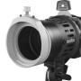 3 - Godox Proiettore FP-R 19° pre flash da slitta testa tonda