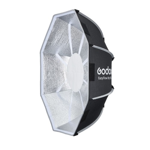 1 - Godox EazyFlow Foldable Beauty Dish 65 Bowens (nero/argento)