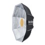 3 - Godox EazyFlow Foldable Beauty Dish 85 Bowens (nero/argento)