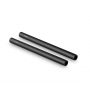 SmallRig 1052 2pcs 15mm Black Aluminum Alloy Rod(M12 25cm) 10inch
