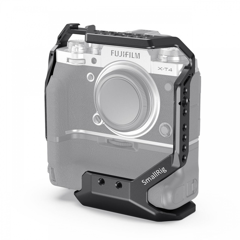 SmallRig 2810 Cage for FUJIFILM X T4 with VG XT4 Vertical Battery Grip