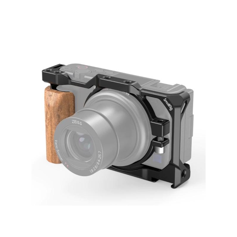 SmallRig 2937 Cage with Wooden Handgrip for Sony ZV1 Camera