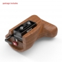 SmallRig 2457 Quick Release Wooden Grip for Z CAM E2 Series Cameras